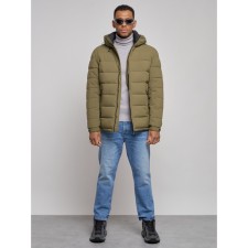 Sports male jacket, size 50, khaki color