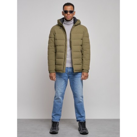 Sports male jacket, size 50, khaki color