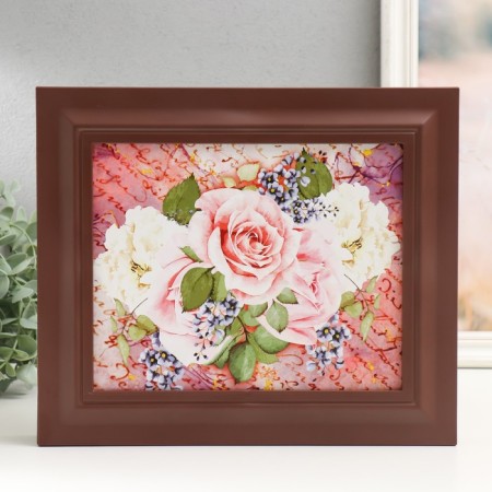 Key closed "Bouquet" 26.5x31.5 cm nut
