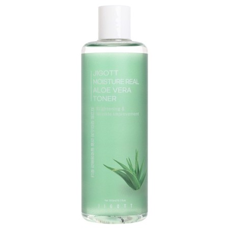 Moisturizing face toner with Aloe Jigott Moisture Real Aloe Vera Toner, 300 ml