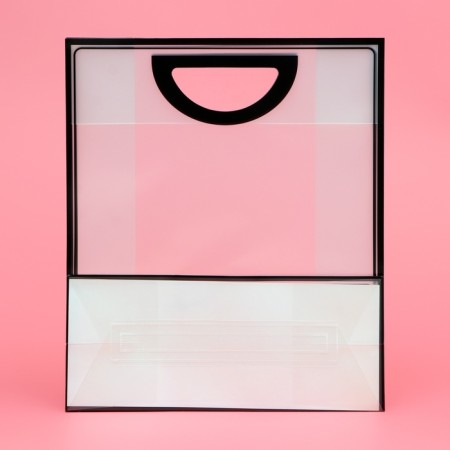 PP package with a cut pen, 33 x 28 x 12 cm, black-2