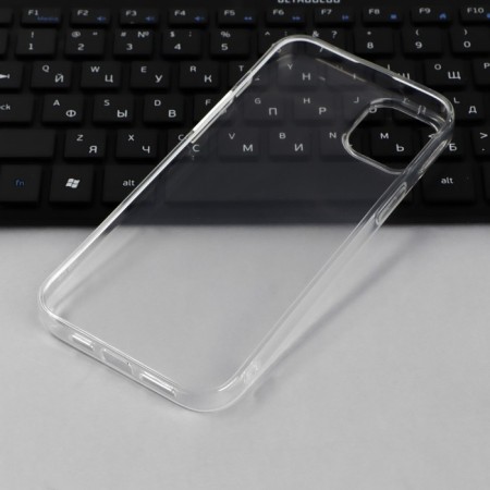 Krutoff cover, for iPhone 14 Plus, silicone, transparent-2