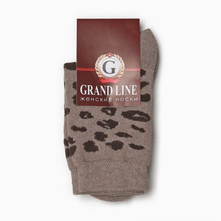 Women's socks, beige color, size 23-2