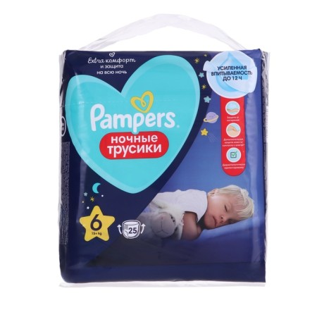 Pampers Disaders Night, 15+ kg, 25 pcs.