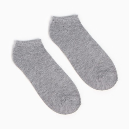 A set of men's socks (3 pairs) shortened, gray color, size 40-44-1