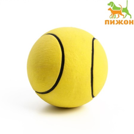 The ball of solid "tennis" Jumping, TPR, 6.3 cm, yellow