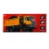 Metal truck "dump truck", inertial, yellow color