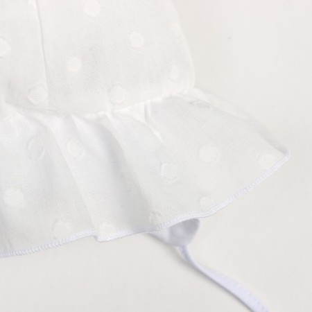 Baby hat, white color, size 48-50-1