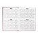 Dated diary of 2025, A5, 168 sheets, boumville, burgundy