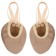 Grace dance semi -wrappers, with a soft insert, p. 37-38 (23.5-25 cm), beige color
