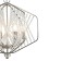 Suspended Indigo, 12004/6p Nickel. 6x40W, E14, 500x500x505/1300 mm