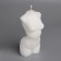Figure candle "Women's silhouette" in a T -shirt, 4,5x4x9.5 cm, white
