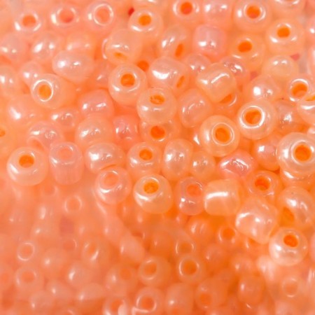 Round beads "delicate colors of white-yellow-pink" 8 colors x 10 grams-1