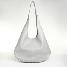 Women's bag on magnet Textura, large size, color gray