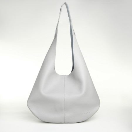Women's bag on magnet Textura, large size, color gray