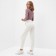 Women's pants Minaku: Sporty & Sty! Milk color, rr 48