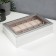 The casket to the leatherette to the clock 12 "Cosmos. Silver" 8x30x20.5 cm
