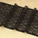 Lace elastic fabric, 185 mm × 2.7 ± 0.5 m, black color