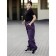 Insulated pants for children, height 152 cm, eggplant color