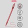 Ballic handle Erichkrause Neo Original, node 0.7 mm, ink red
