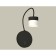 Floor lamp with switch and acrylic Ambrella Light, XB9596204, GX53 LED 12 W, Black Sand, White matte color