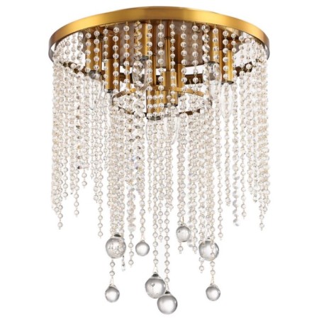 Ceiling chandelier SMIRA 8XE14 40W, size 40x40x42.5 cm, bronze color