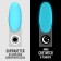 Gel nail polish "Glow in the Dark", 3-phase, 8 ml, LED/UV, fluorescent, turquoise-blue color (15)