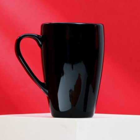 Ceramic mug "Surprise", 290 ml, black color-2