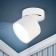 Lamp 1x12W GX53 8.2x8x8x8 cm, white