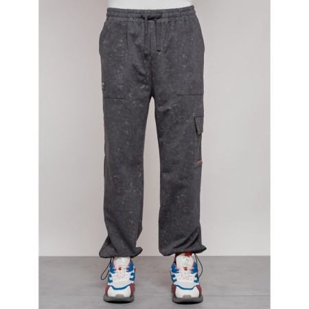 Sports male trousers, size 56, gray color-4