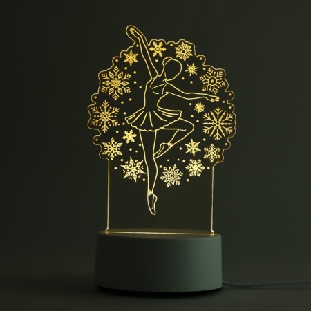 Acrylic lamp "Believe in Dream", 11.7 x 22 cm, model GBV-0122-1