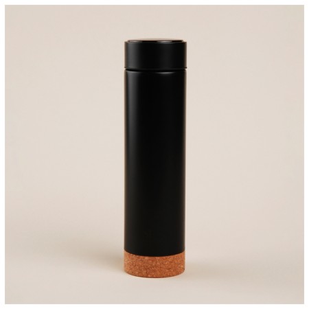 Thermos with thermometer Sima-Land Home, 500 ml, black color-4