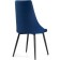 SHEET on the metal frame Narayan Velutto 26 metal/velor, black/blue 47x54x98 cm