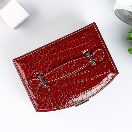 Casket to the leatherette to jewelry "Bordeaux" 20x15x11 cm-4
