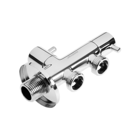 Accoona A3290-7 bidetre, with a hygienic shower, wall, chrome-3