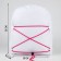 School textile school with lacing, white color