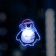 LED toy on Velcro "Penguin in a hat" 7.5 × 8 cm, batteries Lr44x3, glow of multi