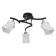 Lamp Ceiling Economy light 040j/3cr+Br WT, 3x60W, E27, 35x45x45 cm, brown color