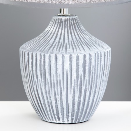 Jolen table lamp E14 40W gray 22.5x22.5x35 cm Risalux-4