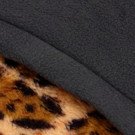 Sweatshop with a hood "Leopard", size L (DS 31, Osh 40, Osh 46 cm)-8