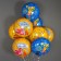 Foil ball 18 "Circle" Orange cow, happy birthday! ", 1 pc. In the pack.