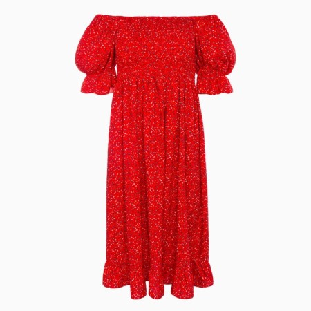 Women's dress minku: enjoy color red, rr 44-7