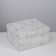 Gift folding box, packaging, “marble”, 31.2 x 25.6 x 16.1 cm