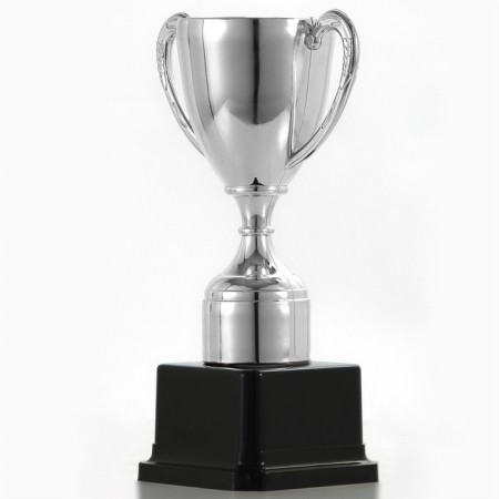 Cup 113, award figure, silver, plastic stand, 17.7 x 10.5 x 7.5 cm.-3