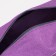 Road bag with lightning, external pocket, suitcase holder, lilac color