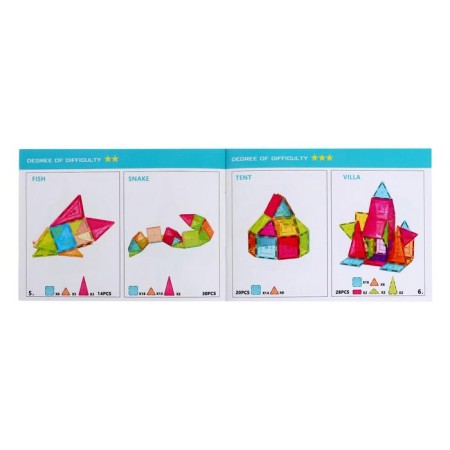 Magnetic designer "Geometric figures", 36 parts-5