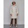 Coat insulated winter female, size 44, beige color