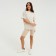 Women's T-shirt Minaku Oversize Fit: color beige melange, river 54