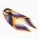 Women's scarf minku rr 70*70 cm, col. violet