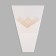 Packet stoop for flowers, craft+ film, 30+ 11x42cm ± 1cm, white